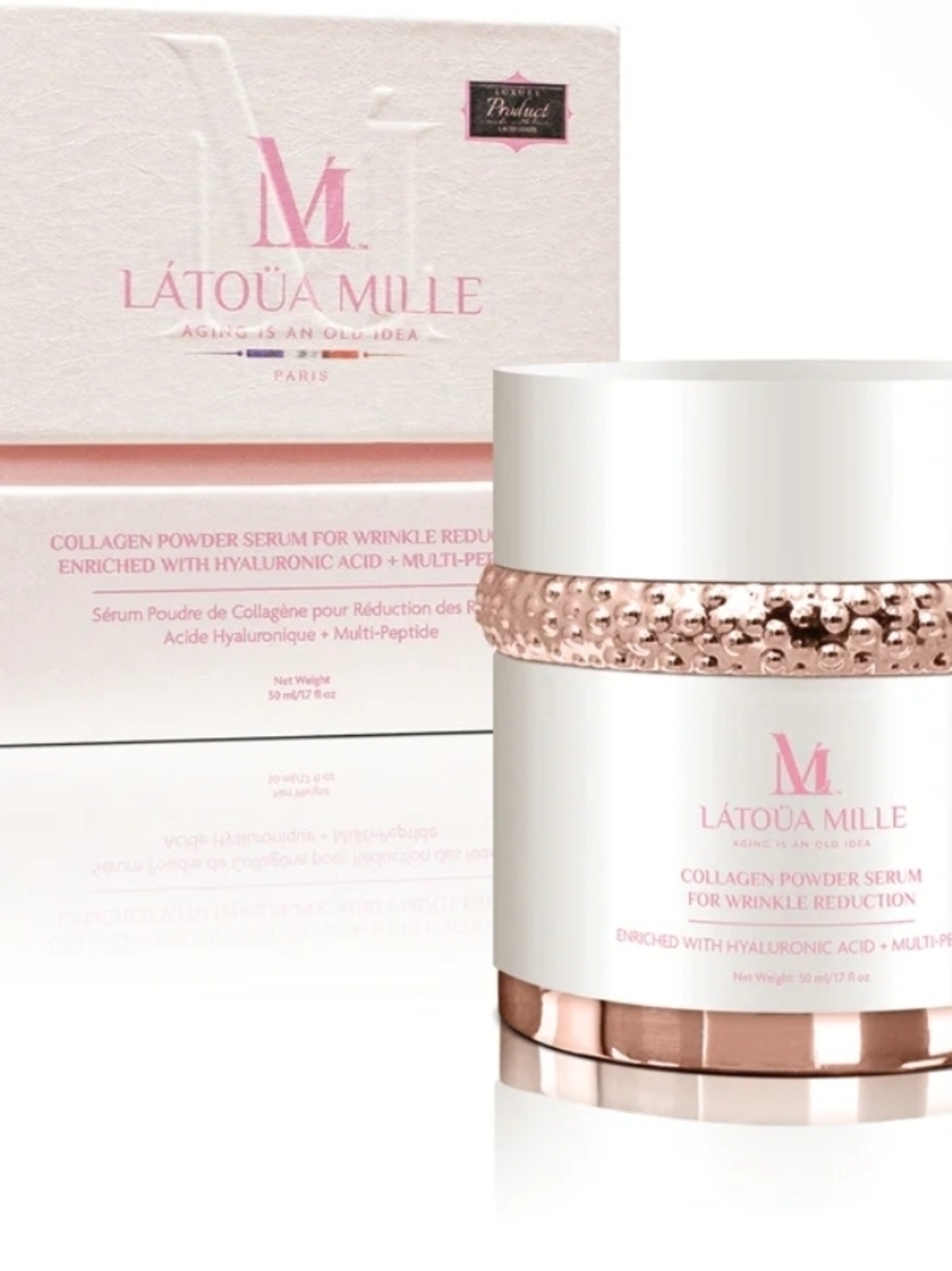 L'Atoua Mille Collagen Powder Serum For Wrinkle Reduction